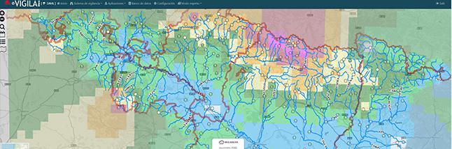 La CHE mejora la prevención y gestión de inundaciones en la cuenca del Ebro CHE map